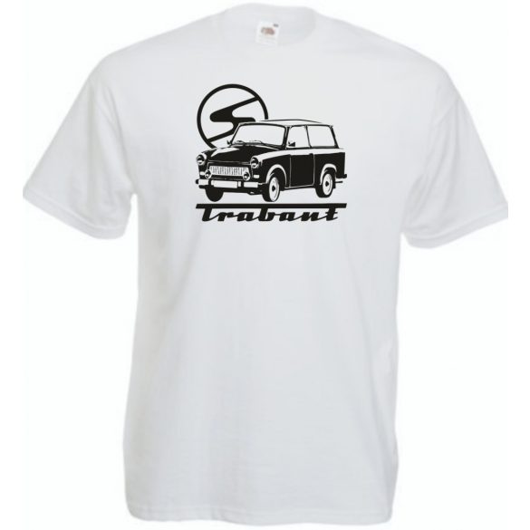 Retro auto fan Trabant férfi rövid ujjú póló