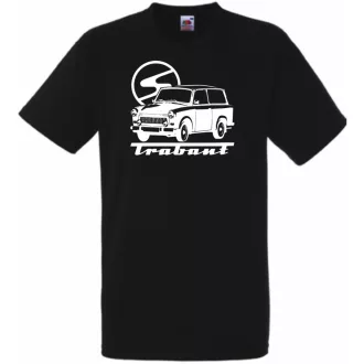 Retro auto fan Trabant férfi rövid ujjú póló