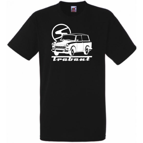 Retro auto fan Trabant férfi rövid ujjú póló