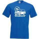 Retro auto fan Trabant férfi rövid ujjú póló