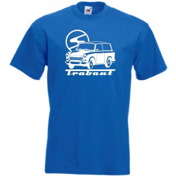 Retro auto fan Trabant férfi rövid ujjú póló