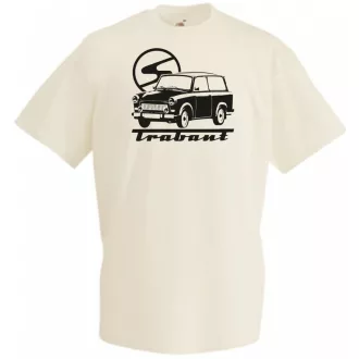 Retro auto fan Trabant férfi rövid ujjú póló