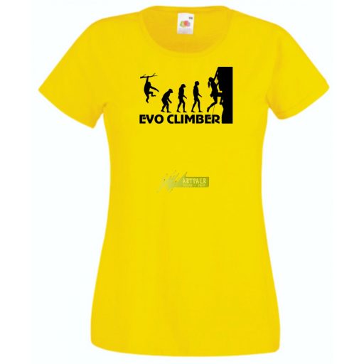 Evolution hegymászó női rövid ujjú póló