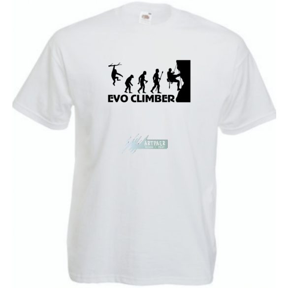 Evolution hegymászó férfi rövid ujjú póló