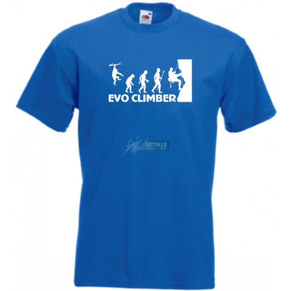 Evolution hegymászó férfi rövid ujjú póló