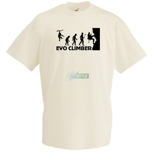 Evolution hegymászó férfi rövid ujjú póló