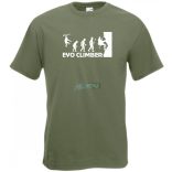 Evolution hegymászó férfi rövid ujjú póló