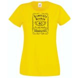 Limitált Kiadás - 40 éves - Tökéletes női rövid ujjú póló
