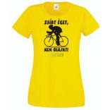 Zsírt éget, nem olajat - kerékpár női rövid ujjú póló