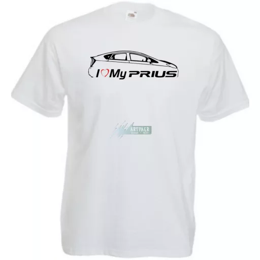 Auto fan I Love My Toyota Prius férfi rövid ujjú póló