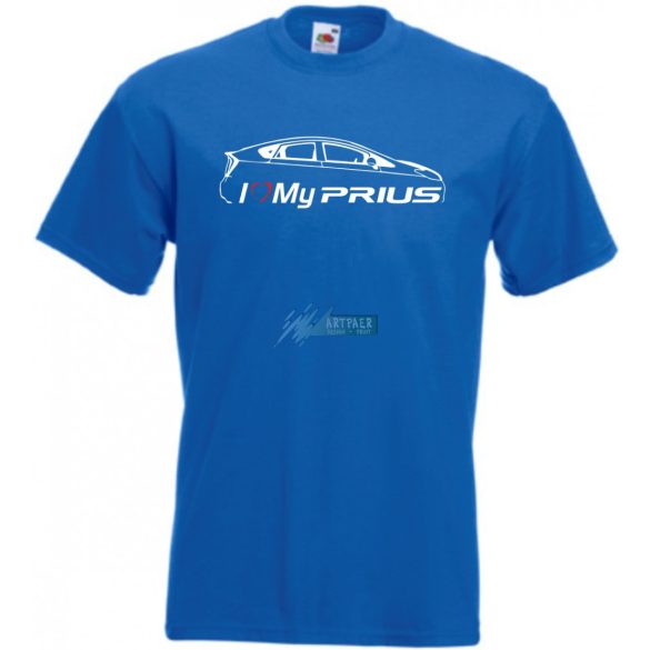 Auto fan I Love My Toyota Prius férfi rövid ujjú póló