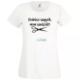 Fodrász vagyok női rövid ujjú póló