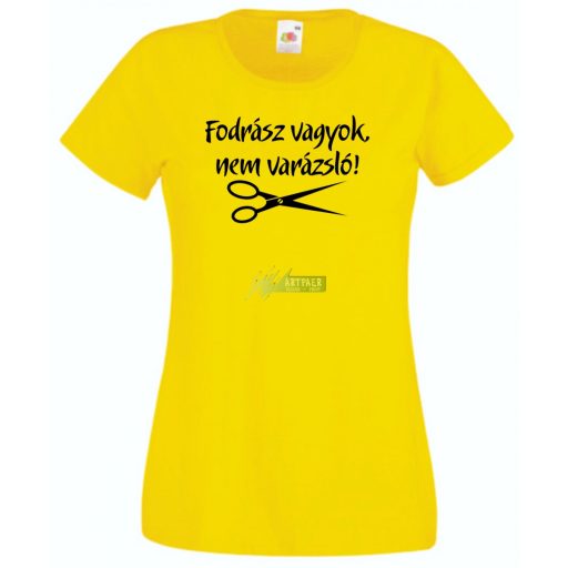Fodrász vagyok női rövid ujjú póló