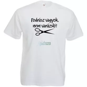 Fodrász vagyok férfi rövid ujjú póló