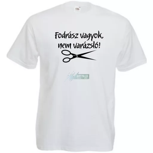 Fodrász vagyok férfi rövid ujjú póló