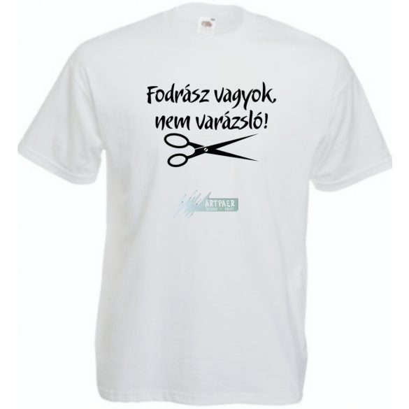 Fodrász vagyok férfi rövid ujjú póló