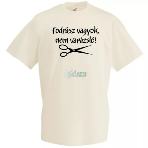 Fodrász vagyok férfi rövid ujjú póló