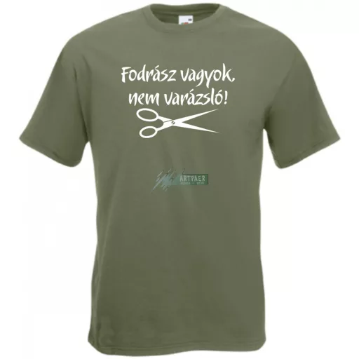 Fodrász vagyok férfi rövid ujjú póló
