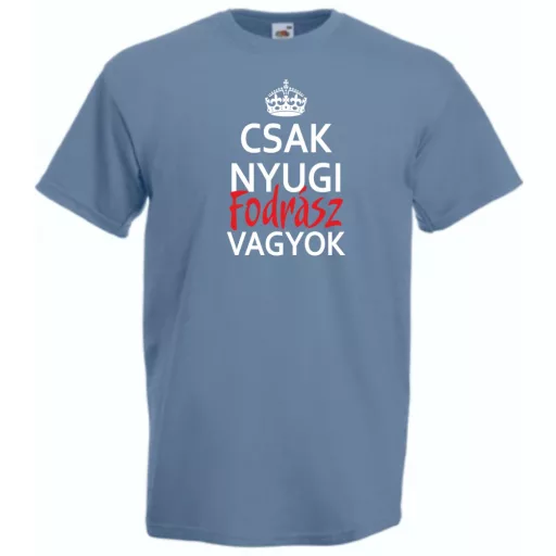 Csak nyugi Fodrász vagyok férfi rövid ujjú póló