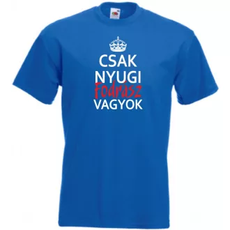 Csak nyugi Fodrász vagyok férfi rövid ujjú póló