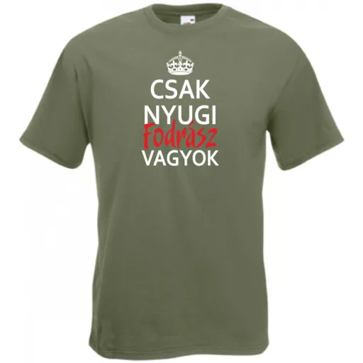 Csak nyugi Fodrász vagyok férfi rövid ujjú póló