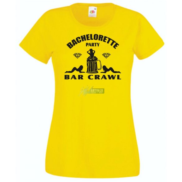 Lánybúcsú női rövid ujjú póló