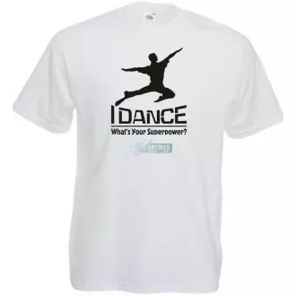   I Dance, What's Your Superpower? férfi rövid ujjú póló