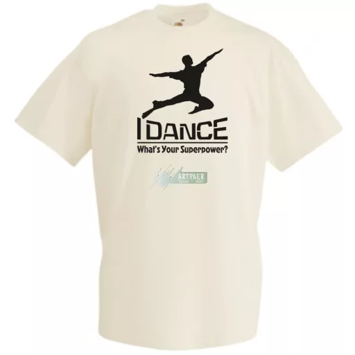 I Dance, What's Your Superpower? férfi rövid ujjú póló