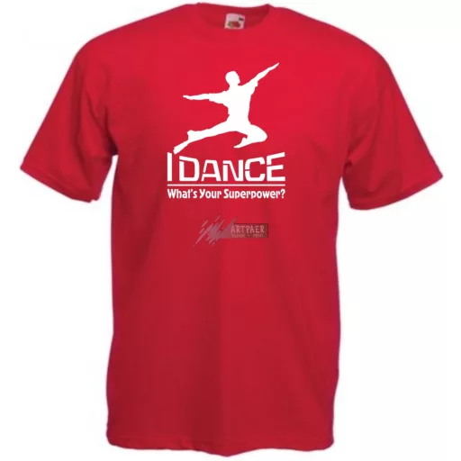 I Dance, What's Your Superpower? férfi rövid ujjú póló
