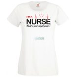 Én Nővér vagyok, és mi a te szuper erőd? - EKG angol női rövid ujjú póló