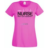 Én Nővér vagyok, és mi a te szuper erőd? - EKG angol női rövid ujjú póló