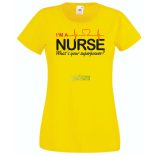 Én Nővér vagyok, és mi a te szuper erőd? - EKG angol női rövid ujjú póló