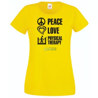 Peace Love ... női rövid ujjú póló