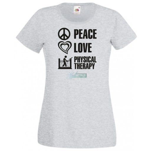 Peace Love ... női rövid ujjú póló