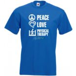 Peace Love ... férfi rövid ujjú póló