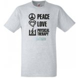 Peace Love ... férfi rövid ujjú póló