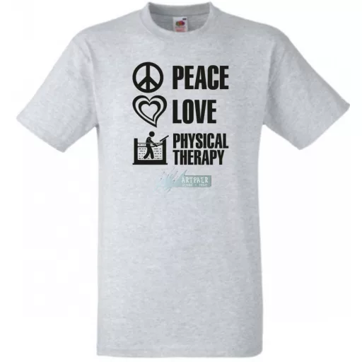 Peace Love ... férfi rövid ujjú póló