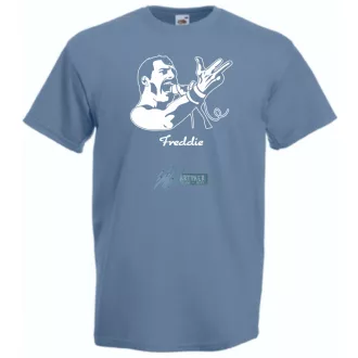 Retro fan Freddie Mercury férfi rövid ujjú póló