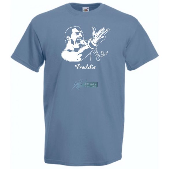 Retro fan Freddie Mercury férfi rövid ujjú póló