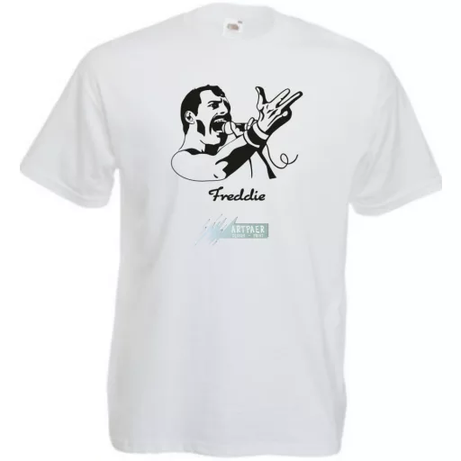 Retro fan Freddie Mercury férfi rövid ujjú póló