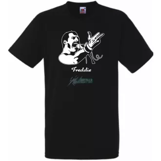 Retro fan Freddie Mercury férfi rövid ujjú póló