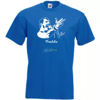 Retro fan Freddie Mercury férfi rövid ujjú póló