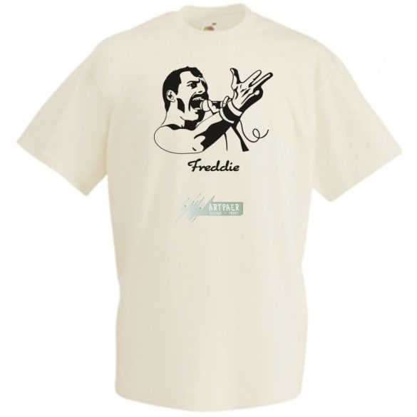 Retro fan Freddie Mercury férfi rövid ujjú póló