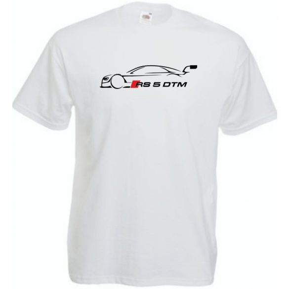 Auto fan RS 5 DTM férfi rövid ujjú póló