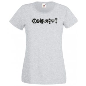 Coexist - A hősök velünk élnek női rövid ujjú póló