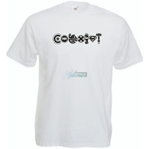 Coexist - A hősök velünk élnek férfi rövid ujjú póló