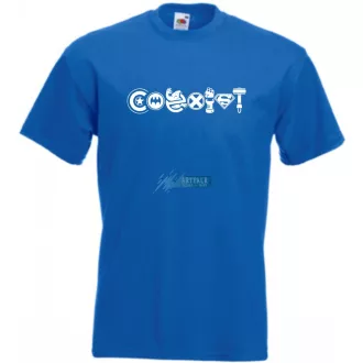   Coexist - A hősök velünk élnek férfi rövid ujjú póló