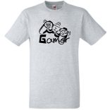 Gamer férfi rövid ujjú póló