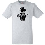 Gamer férfi rövid ujjú póló