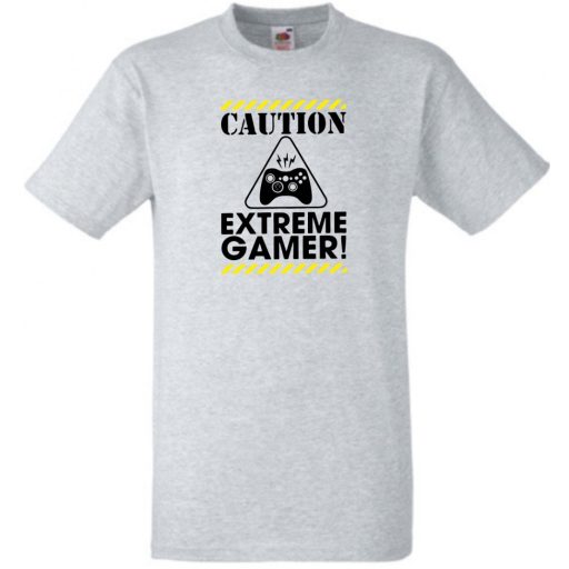 Caution Extreme Gamer gyerek rövid ujjú póló